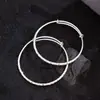 Pulseira de Empurrar e Puxar Guifei Ling Noodles Design Simples e Moderno Pulseira Joia Prata Brilhante Moda Feminina Tendência