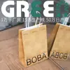 Sacos de Embalagem para Café, Chá com Leite, Panificação da Série Boba, Sacolas de Compras, Sacolas de Papel Kraft para Sobremesas, À Prova d'Água