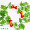Simulación guirnalda de fruta para colgar en la pared guirnalda uva aire acondicionado interior sala de estar decoraciones flor de plástico flor de seda Guirnalda