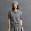 Colete Feminino de Cashmere Estilo Old Money Torcido Solto Casual Urbano Estilo para o Trabalho Outono e Inverno Novo Versátil