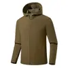 Jaqueta esportiva versátil de moda outdoor masculina e feminina, blusa com capuz soft shell para casais 69-532AB