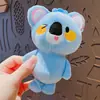 Juguete de Peluche de Animal de Dibujos Animados Muñeca Llavero de Coche Colgante Pareja de Conejitos de Dibujos Animados Correa para Bolso