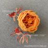 Flor artificial cabeza de peonía envuelta en corazón flor hecha a mano DIY pared de flores decoración suave árbol de flores material de flor salón de bodas suministro transfronterizo