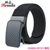 Cinturón elástico de lona informal para hombre, de 3,8 cm, combinable con todo, para pantalones.