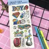 Pegatinas de burbujas de plástico 3D creativas de dibujos animados para niños, pegatinas para taza de vacío, pegatinas para equipaje, pegatinas de recompensa para estudiantes, venta al por mayor