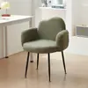 Sillón Sofá Perezoso de Lana de Cordero Bobo a la Moda para Sala de Estar, Dormitorio o Vestidor, Sillón Individual de Tocador