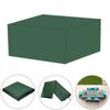 Capa Verde para Móveis de Exterior Capa Impermeável para Jardim Capa à Prova de Chuva Neve Poeira Transfronteiriça Capa Quadrada de Tecido Oxford para Mesa e Cadeira