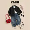 Chaqueta Vaquera Infantil Pi Shuai 2026 Primavera/Otoño Nueva Moda Estilo Urbano para Niños Estilo Coreano Chaqueta Versátil para Niños Pequeños y Medianos