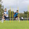 Producción venta al por mayor lazo bandera de esquina de fútbol lazo exterior letrero lazo varilla letrero de entrenamiento varilla entrenamiento de baloncesto enrollamiento de varilla