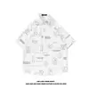 Ilha de Hainan Camisa Floral de Manga Curta Roupa de Praia Sanya Havaí Tailândia Viagem Masculina Casal Casual Solta