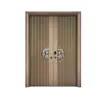 Puerta de Entrada de Lujo Hecha a Medida en Guangdong, Puerta Doble de Aluminio Fundido Antirrobo, Puerta Doble Hoja para Hogar