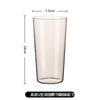 Copo de Vidro Simples Ultrafino, Copo de Água, Copo de Suco, Xícara de Café, Taça de Coquetel, Copo de Cristal, Copo Feito à Mão para Chá com Leite Latte Atacado