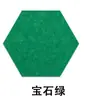 Tablero de fieltro, tablero de mensajes, pegatina de pared hexagonal de fieltro colorido para fondo de jardín de infantes, alfombrilla hexagonal insonorizada, pegatina de pared de rompecabezas