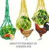 Saco de Rede para Alimentação de Frango Ponto de Fabricação Saco de Rede para Forrageamento de Pato Ganso Pode Pendurar Alimentadores de Frutas Vegetais Suprimentos para Animais de Estimação Pequenos