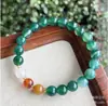 Pulsera de Ágata Gris Natural Flor de Loto, Pulsera de Calcedonia Hecha a Mano para Mujer, Regalo para Mejor Amiga, Disponible para Dropshipping