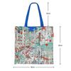 Bolso de lona francés New Fubao Avenue Paris City, bolso de mano para mujer, bolso de hombro para estudiantes.