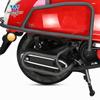 Muscle car wolf é adequado para Honda NWF125 barra de proteção do escapamento barra protetora tubo de escape para-choque peças de modificação anti-queda e anti-colisão