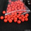 Contas Redondas de Cinábrio DIY Estrela Lua Furo Grande Contas Soltas Acessórios de Contas de Oração Bodhi Vajra Contas Espaçadoras de Areia Vermelha Pacote Completo 120 Peças Atacado