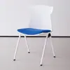 Cadeira de Treinamento, Cadeira de Conferência, Cadeira de Escritório com Encosto Alto, Cadeira Empilhável para Negociação de Equipe, Cadeira Simples de Plástico sem Braços para Sala de Jantar em Casa