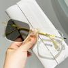 Gafas de lectura fotosensibles que cambian de color 2055 para hombre y mujer, montura de gafas de estilo coreano con montura grande para personas de mediana edad y mayores, gafas grises con filtro de luz azul