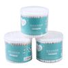Q028B Hisopos de Algodón Cosméticos 300 de Doble Punta Caja de Gran Capacidad Salón de Belleza Conveniente Limpieza e Higiénicos Hisopos de Algodón para Limpieza de Oídos