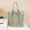 Bolsa de Lona Estilo Japonés Ins para Estudiantes para la Clase, Bolsa Tote de Gran Capacidad para Viajes Diarios, Bolso de Hombro para Mujer