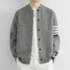 Chaqueta de punto tipo cárdigan para hombre, nuevo suéter de primavera y otoño, chaqueta casual holgada, suéter de otoño e invierno, chaqueta estilo béisbol