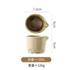 Vajilla hecha a mano estilo japonés wabi-sabi para una persona, platos y cuencos para restaurante comercial, juego de servicio único para comida posparto en casa de huéspedes
