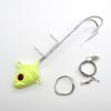 Explosões Tianya long-cast anzol luminoso Cabeça de Peixe anzol de chumbo 15g-225g arremesso da costa pesca de barco peixe-espada anzol Tianya duas agulhas