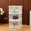 Caja de Plástico Transparente para Zapatos Almacenamiento Caja de Zapatos Multicolor Caja de Zapatos de Baloncesto Plástico a Prueba de Polvo Gabinete para Zapatos Caja de Plástico Apilable para Zapatos