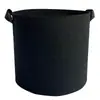 Bolsa de Cultivo de Tela No Tejida para Jardinería Casera Bolsa de Plantación para Invernadero Macizo de Flores Móvil Resistente a Grietas Resistente a la Intemperie Fieltro Engrosado
