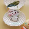 Parches Bordados de Conejito Lindo para Mochilas Infantiles, Accesorios para Pasadores, Parches para Ropa, Cosibles