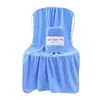 Toalla de Baño de Coral Fleece al por Mayor Gruesa Envolvente Absorbente No Suelta Baño en Casa Toalla de Baño para Adultos 70*140 Múltiples Colores