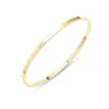 Moda europea y americana explosiones parlanchinas pulsera exagerada para mujer acero de titanio que no se decolora pulsera de círculo espejo personalidad joyería simple