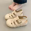 Sandálias Birkenstock sandálias de bico fechado femininas para verão uso externo 2026 novo estilo com saias não cansam os pés sapatos gaiola de porco sola macia sandálias romanas