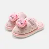 Zapatos de Piso para Interiores para Niñas Happy Mary, Antideslizantes, Absorbentes de Sudor, Transpirables, Pantuflas de Gatito de Algodón y Lino para Mujer