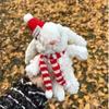Peluche de Conejo de Orejas Caídas Llavero Colgante Muñeca Pareja de Conejos Decoración de Mochila Regalo de Cumpleaños Máquina de Garra