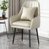 Tocador de celebridad de internet silla de escritorio silla de comedor de lujo ligero nórdico silla casual para vestidor silla para manicura