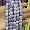 10x12mm Polvo de Concha Flor de Tulipan Prensada Agujero Recto Cuentas DIY Pulsera Collar Aretes Accesorios de Joyería Venta al por Mayor
