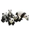 Luz Led de Fibra de Vidrio Gigante de Panda Animal para Exteriores Transfronteriza Luz Cuadrada para Paisaje Luz para Parque y Patio Versión Solar