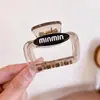 Pequena quantidade de presilha de cabelo para prender na parte de trás da cabeça placa de cabelo presilha de tubarão de cabelo tamanho pequeno presilha de cabelo feminina 2024 novo grampo de cabelo quadrado acessório de cabeça