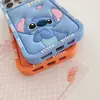 Capa de Celular de Silicone Estéreo com Ponto de Coração Fofo Adequada para Apple 1716Promax Anti-Queda
