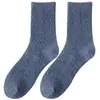 Calcetines de Invierno para Hombre con Forro de Felpa para Casa, Espesos de Terciopelo Coral, Resistentes al Frío y Cálidos, para Dormir en Casa