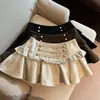 Foto Real Roupas Femininas Dongdaemun Coreanas Alta Qualidade Outono Inverno Retrô Workwear Estilo College Calça Saia