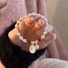 Pulsera de Ágata Roja de Paz y Alegría para Mujer Ojo de Gato Exquisito Atmósfera de Año Nuevo Pulsera de Cuerda Elástica