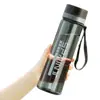 Botella de agua de gran capacidad para hombres, vaso espacial de verano, botella de agua deportiva portátil para exteriores para estudiantes, plástico, resistente a caídas, taza de té grande