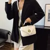 2026IMJK Bolso de Moda Nuevo para Mujer, Bolso de Mano Urbano Simple de Piel de Vaca de Primera Capa, Bolso Cruzado de Alta Gama Popular