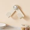 Estilo Crema de Cocina Multifuncional Ventosa Tapa de Olla Estante de Almacenamiento Hogareño Diseño para Colgar en la Pared Ahorro de Espacio Estante de Almacenamiento sin Perforaciones