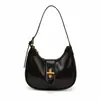 Bolso Único y Elegante para Debajo del Brazo, Nuevo Modelo 2026, Simple y Versátil, Bolso de Hombro de Alta Gama en Forma de Media Luna, Popular Bolso Cruzado Exquisito