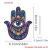 Ojo de Diablo Acrílico Transfronterizo Mano de Fátima Colgante para Ventana Puerta Colgante Decoración de Escena Festiva Colgante Colgante